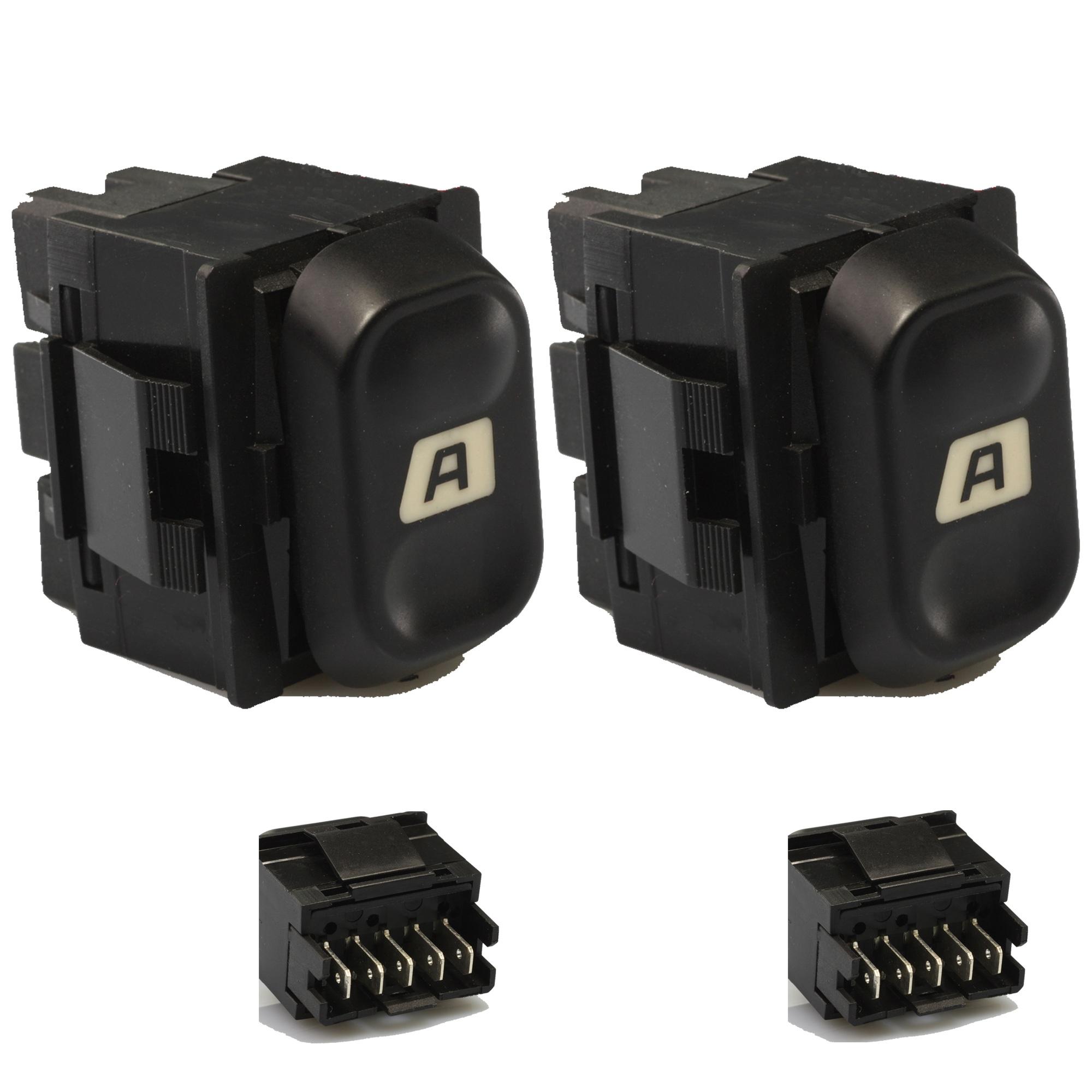 Bouton leve vitre avant droit ET gauche pour Citroen Berlingo Peugeot Partner PARTSLINE KC01127