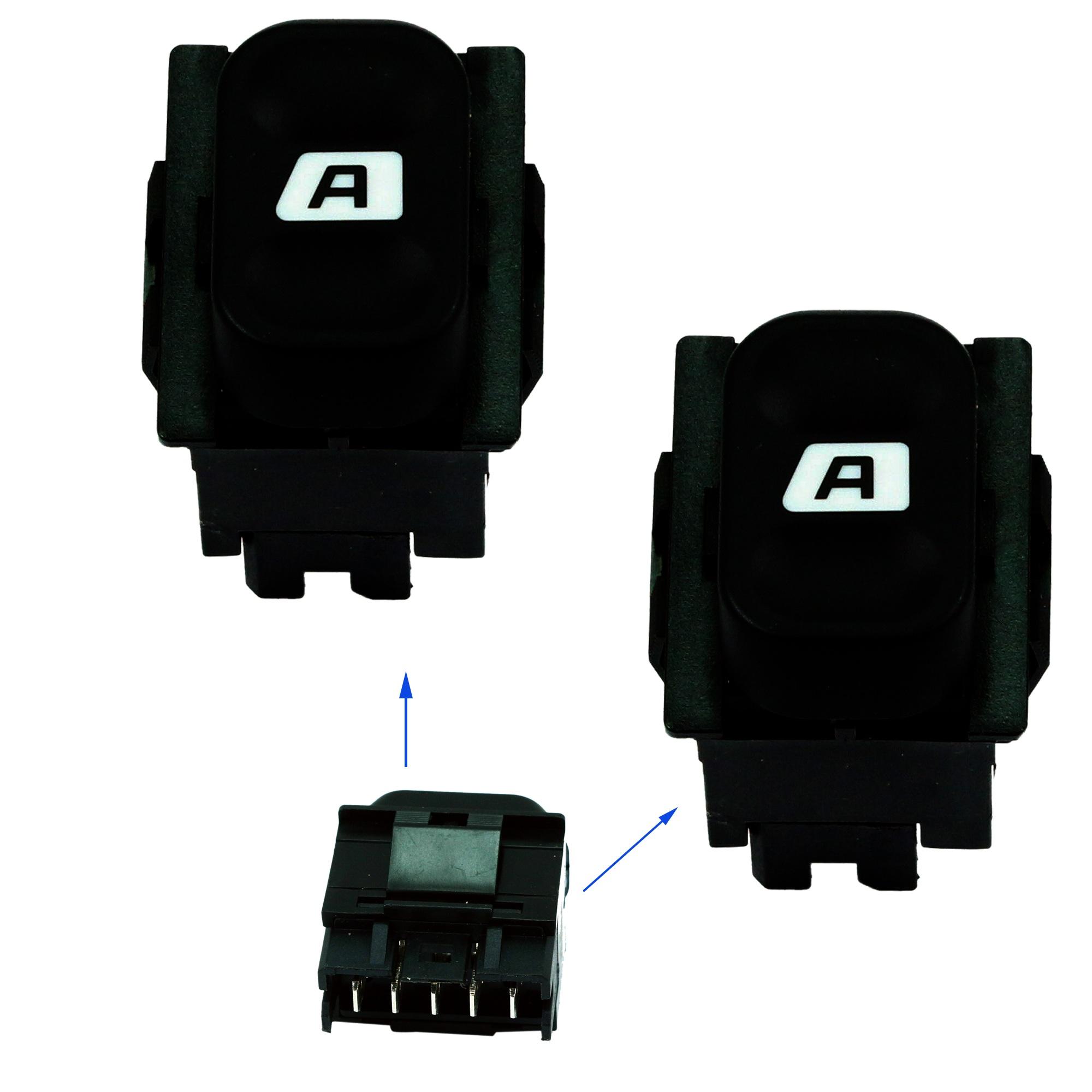 Bouton leve vitre avant droit ET gauche pour Citroen Berlingo Peugeot Partner PARTSLINE KC01127