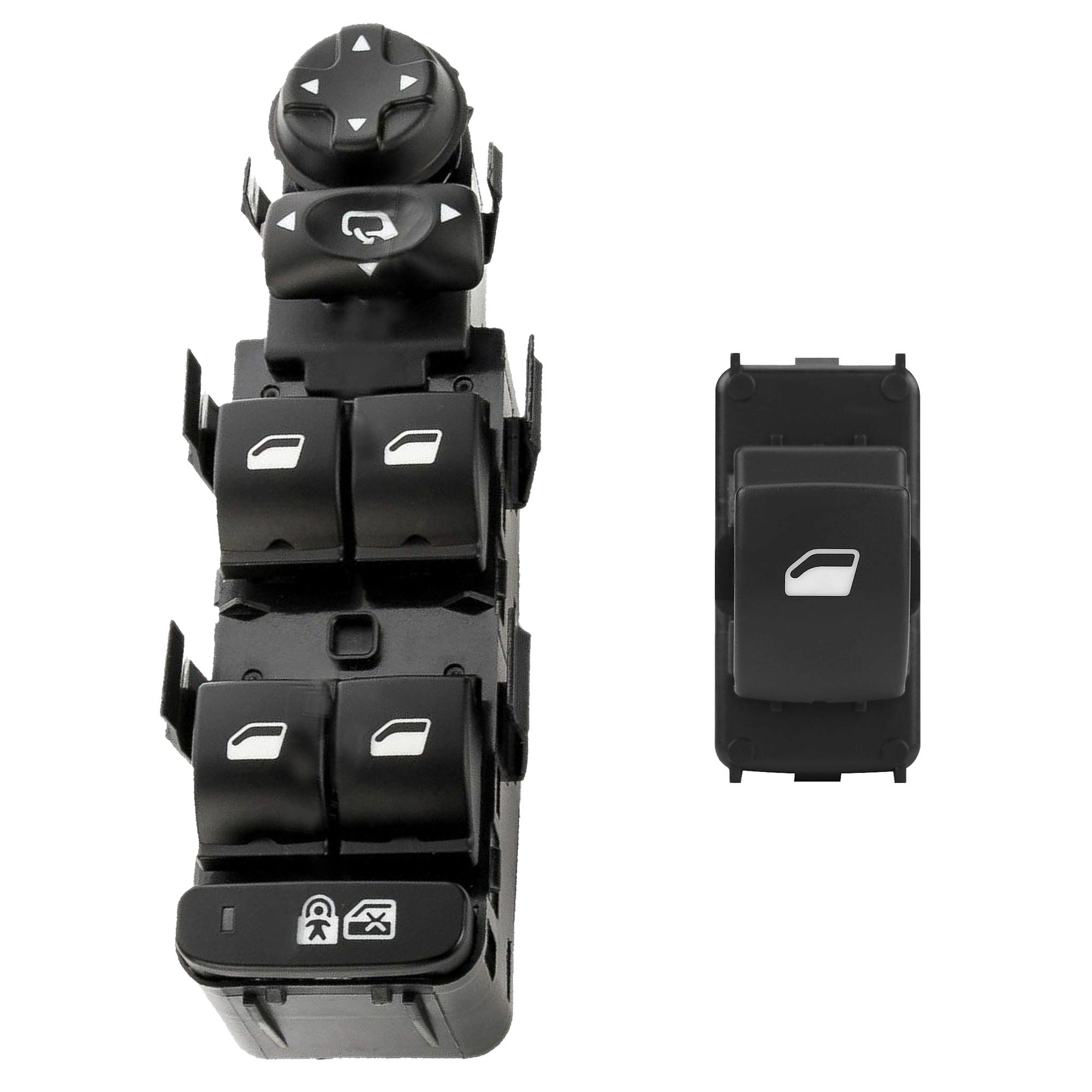 Platine leve vitre avant gauche avec boutons passager pour Peugeot 308 3008 PARTSLINE KC01141