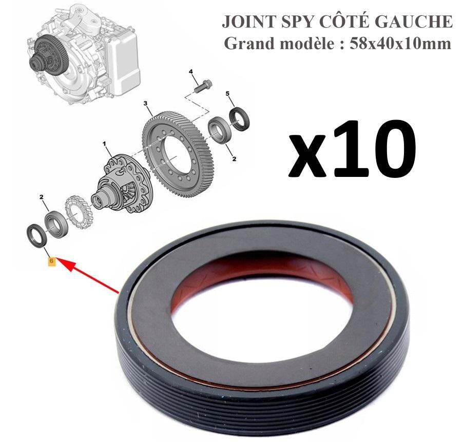 Lot 10 Joint spi boite gauche pour 208 308 C3 C4 3008 5008 PARTSLINE KC01149
