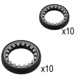 Kit 20 bagues étanchéité boîte de vitesse avant gauche droite pour 206 207 C3 PARTSLINE KC01153