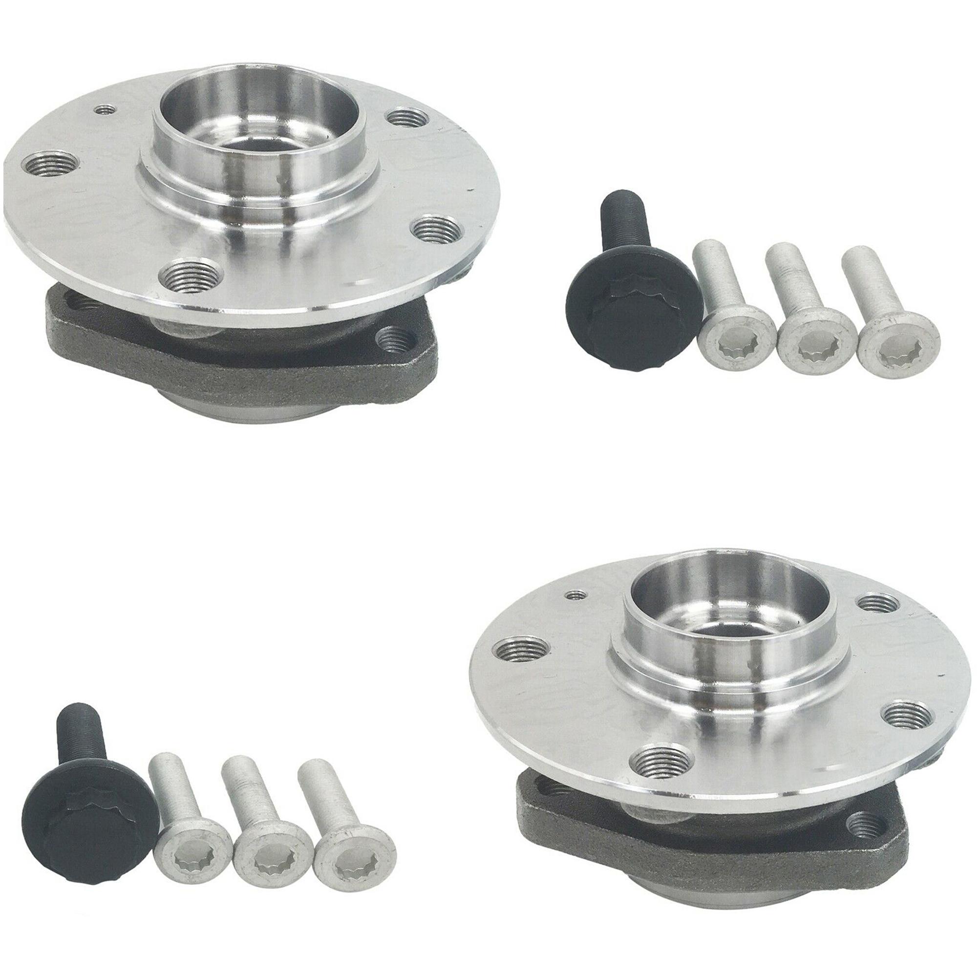 Kit 2 moyeu de roue avant avec vis pour Golf 5 6 7 A3 Q2 Leon Octavia Tiguan T-Roc PARTSLINE KC01154