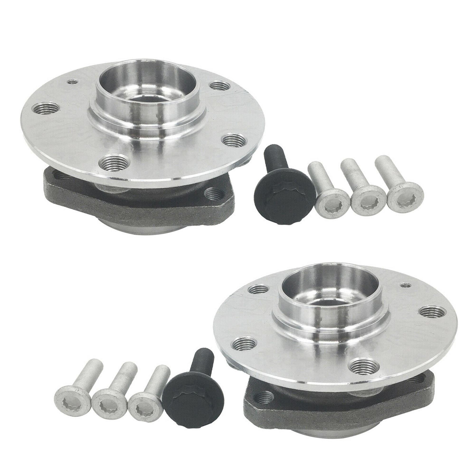 Kit 2 moyeu de roue avant avec vis pour Golf 5 6 7 A3 Q2 Leon Octavia Tiguan T-Roc PARTSLINE KC01154