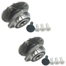 Kit 2 moyeu de roue avant avec vis pour Golf 5 6 7 A3 Q2 Leon Octavia Tiguan T-Roc PARTSLINE KC01154