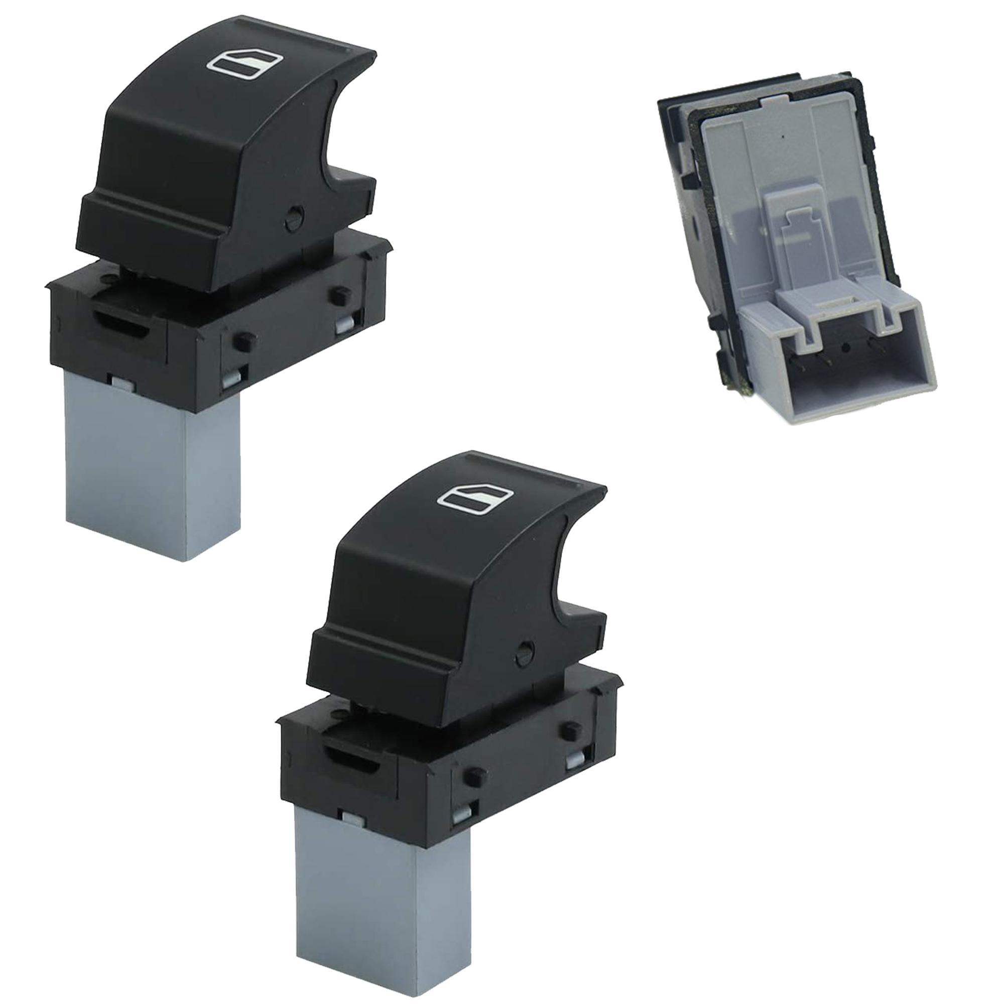 (Lot de 2) Bouton de lève vitre avant droit ou arrière gauche ou droit pour Skoda PARTSLINE KC01215