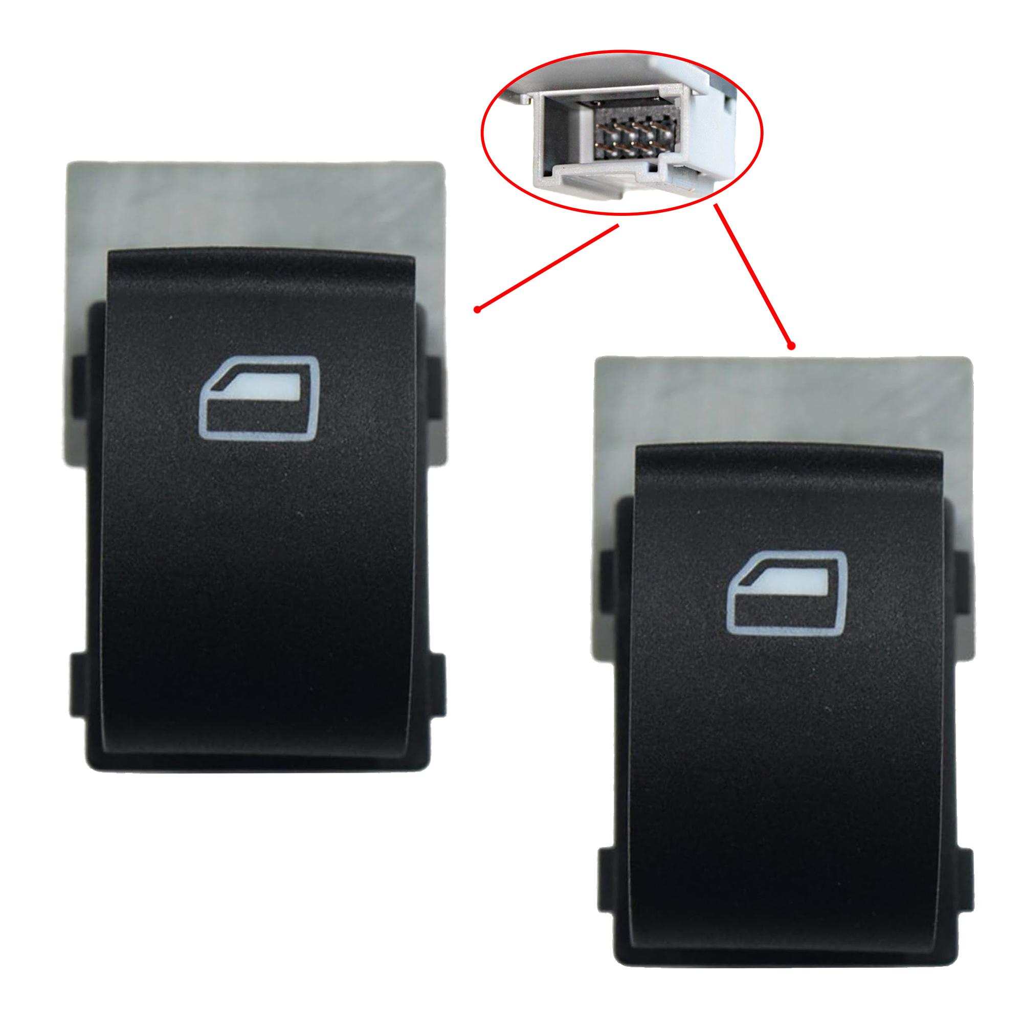 (Lot de 2) Bouton de lève vitre avant droit ou arrière gauche ou droit PARTSLINE KC01222