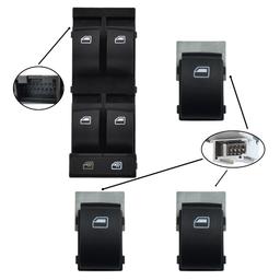 Lot complet de bouton de lève-vitre électrique pour Audi A3 (8L) et A4 (C5) PARTSLINE KC01225