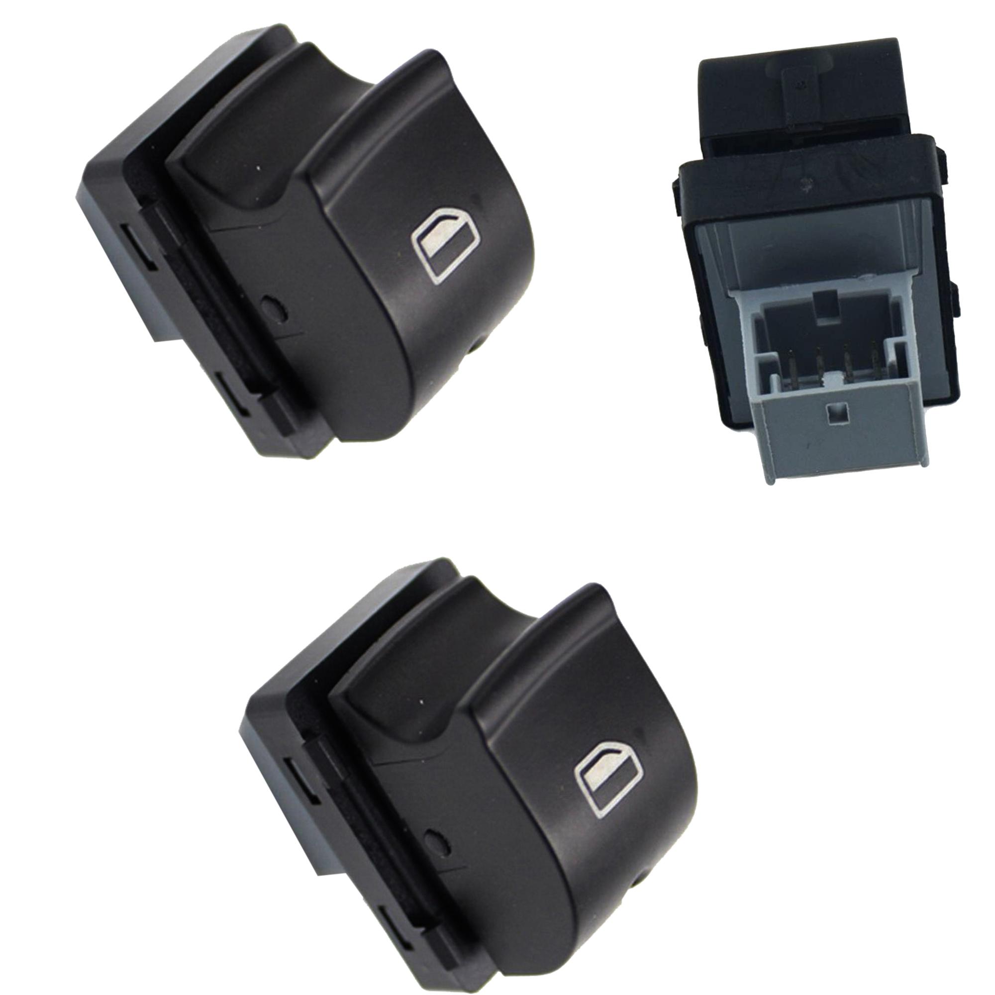 (Lot de 2) Bouton de lève vitre arrière pour Audi A3 A6 Q7 PARTSLINE KC01226