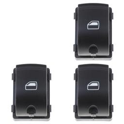 (Lot de 3) Bouton de lève-vitre avant et arrière pour Audi A3 A6 Q7 PARTSLINE KC01227