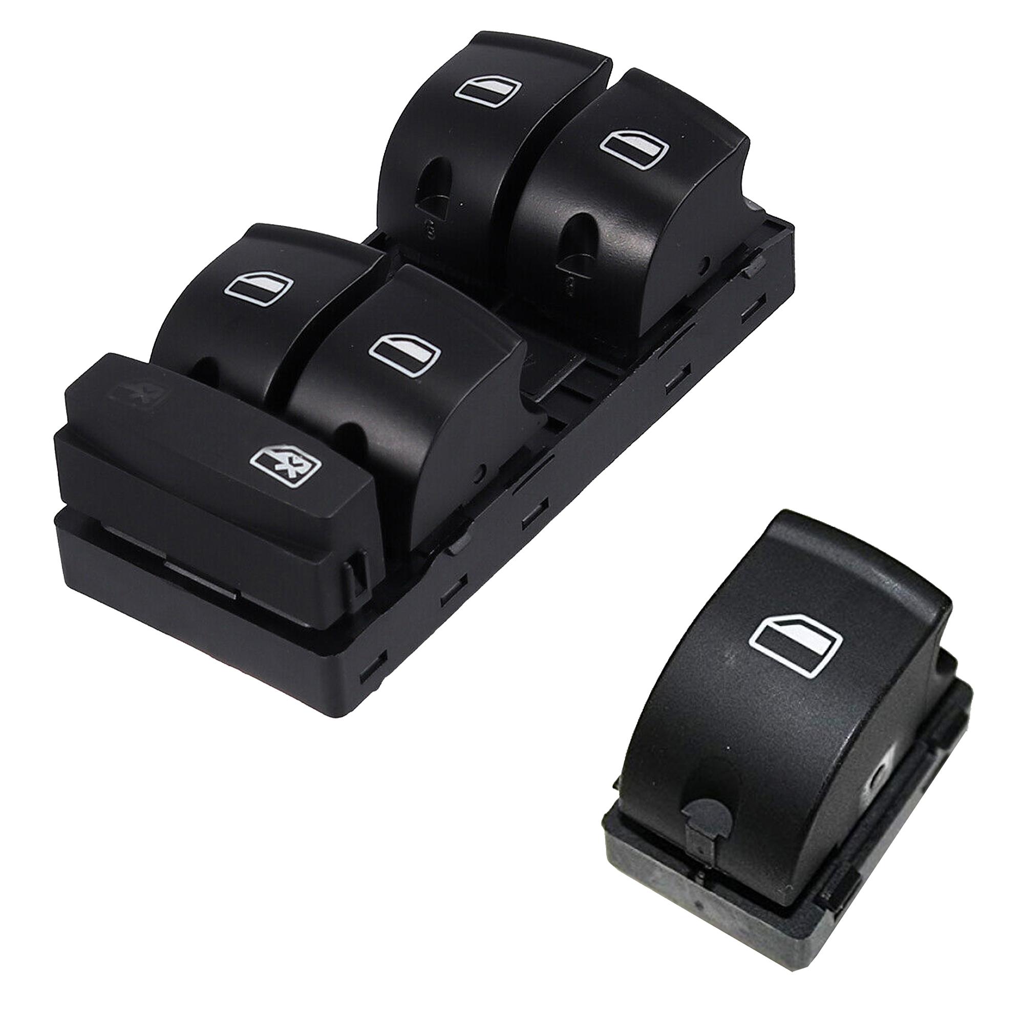 Bouton de lève-vitre avant gauche et droit pour Audi A3 A6 Q7 PARTSLINE KC01228