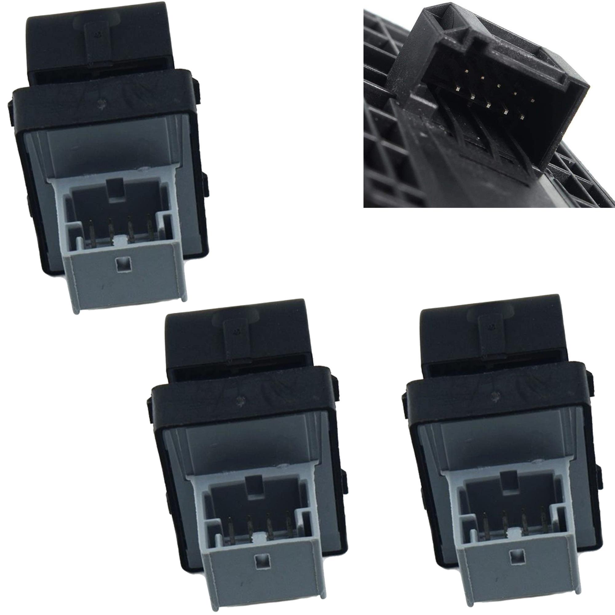 Lot complet de bouton de lève-vitre électrique pour Audi A3 A6 Q7 PARTSLINE KC01229