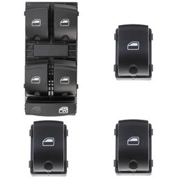 Lot complet de bouton de lève-vitre électrique pour Audi A3 A6 Q7 PARTSLINE KC01229