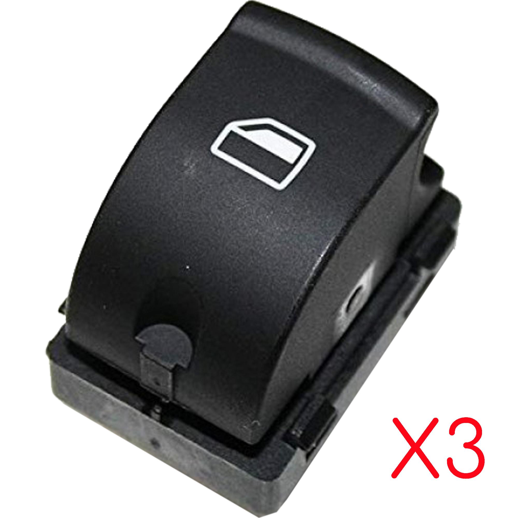 Lot complet de bouton de lève-vitre électrique pour Audi A3 A6 Q7 PARTSLINE KC01229