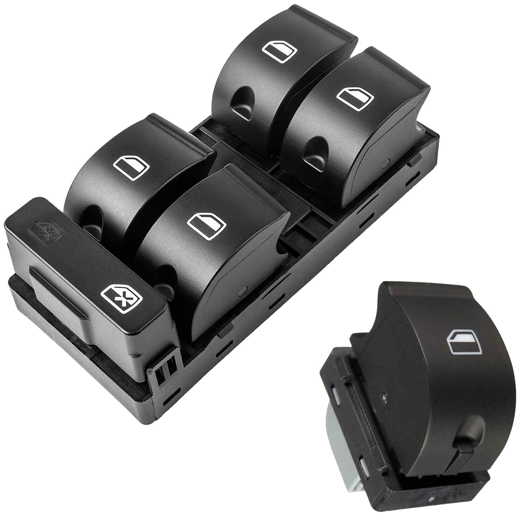 Bouton de lève-vitre avant gauche et droit pour Audi et Seat PARTSLINE KC01232