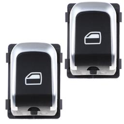 (Lot de 2) Bouton de lève-vitre avant droit ou arrière gauche ou droit pour Audi PARTSLINE KC01241