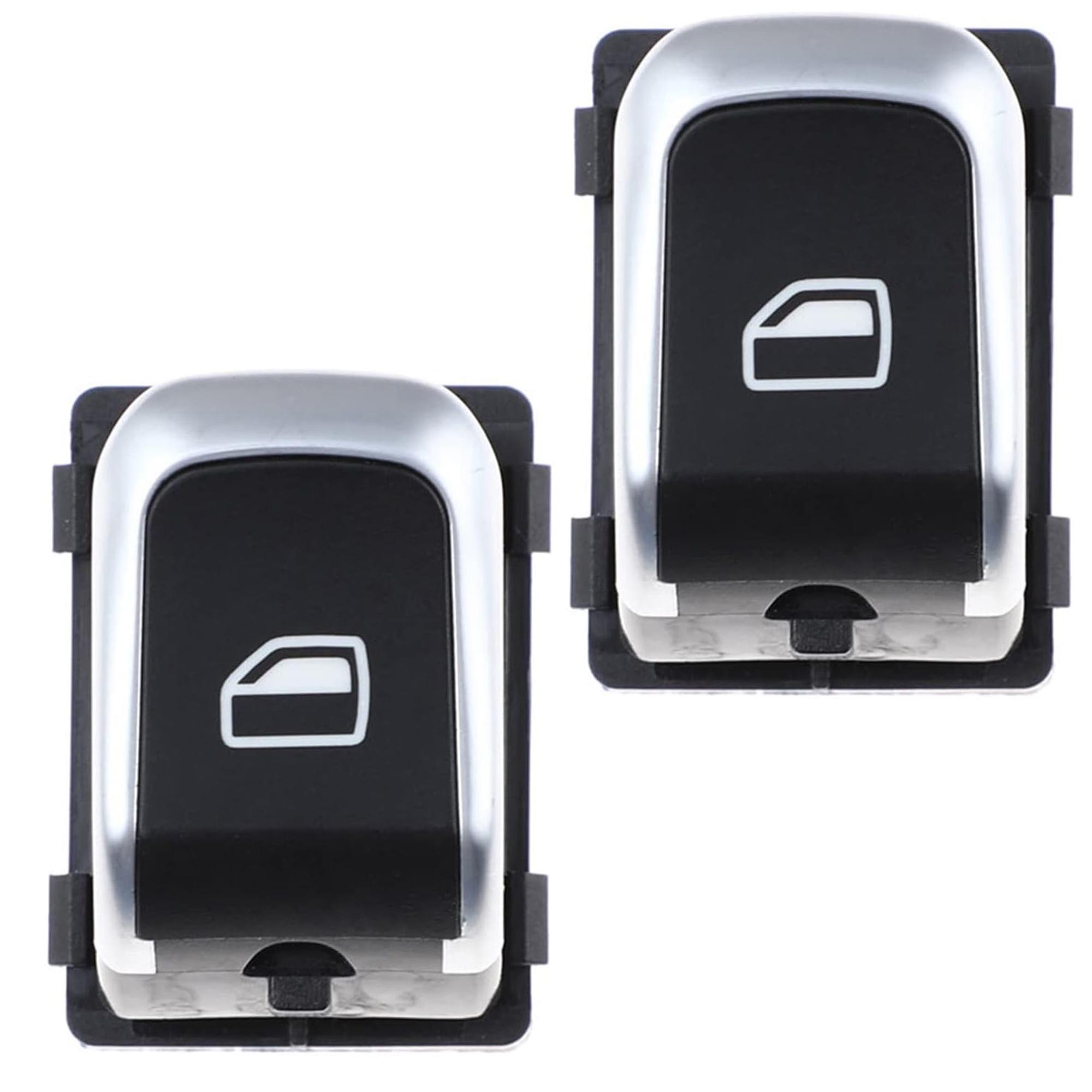 (Lot de 2) Bouton de lève-vitre avant droit ou arrière gauche ou droit pour Audi PARTSLINE KC01241