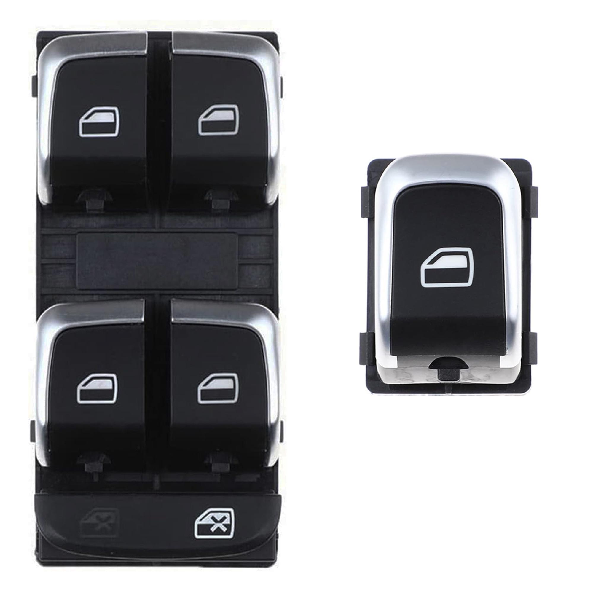 Bouton de lève-vitre avant gauche et droit ou arrière gauche ou droit pour Audi PARTSLINE KC01243