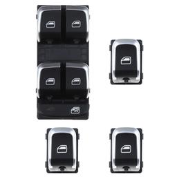 Lot complet de bouton de lève-vitre électrique pour Audi A1, A4, A5, Q3, Q5 PARTSLINE KC01244