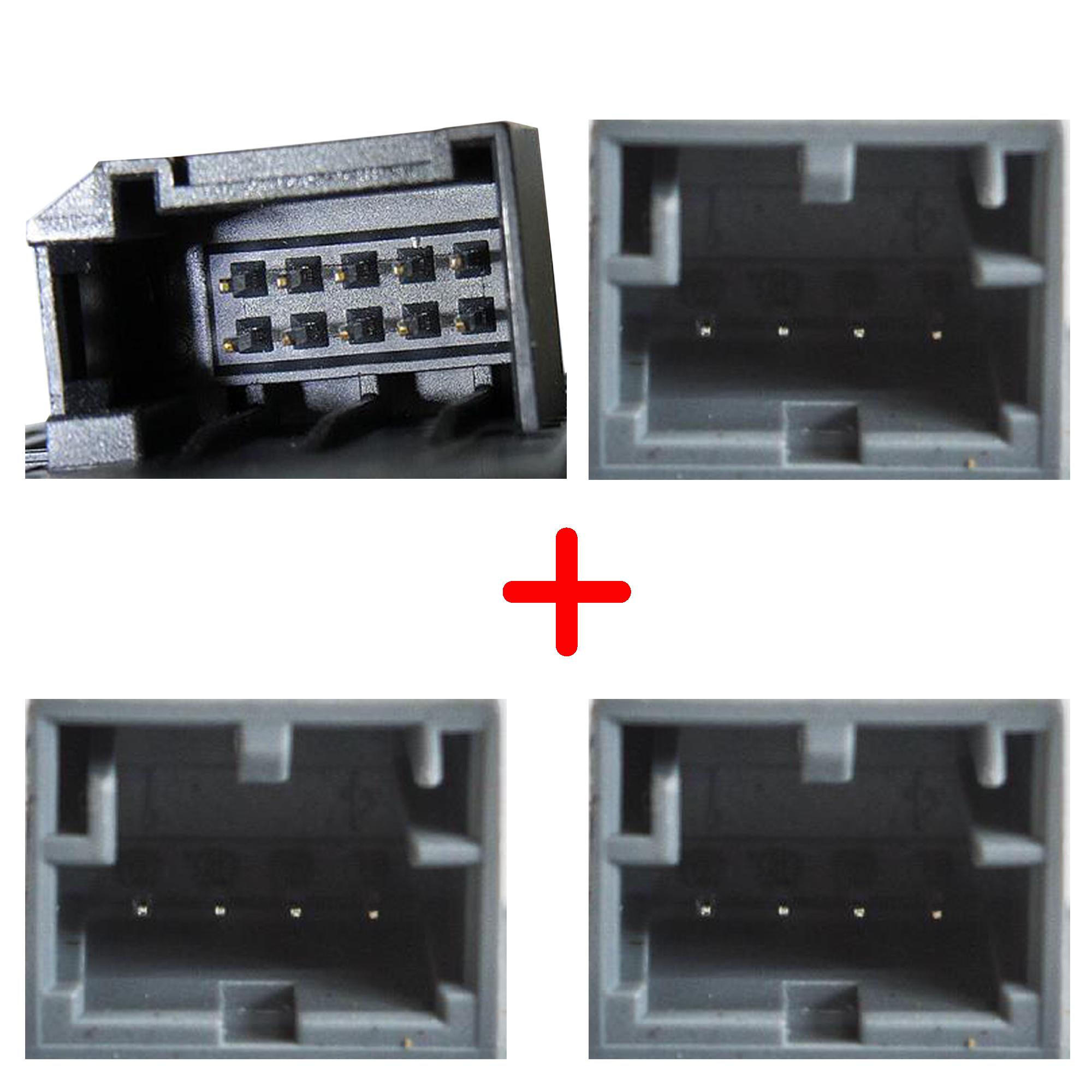 Lot complet de bouton de lève-vitre électrique pour Audi A1, A4, A5, Q3, Q5 PARTSLINE KC01244