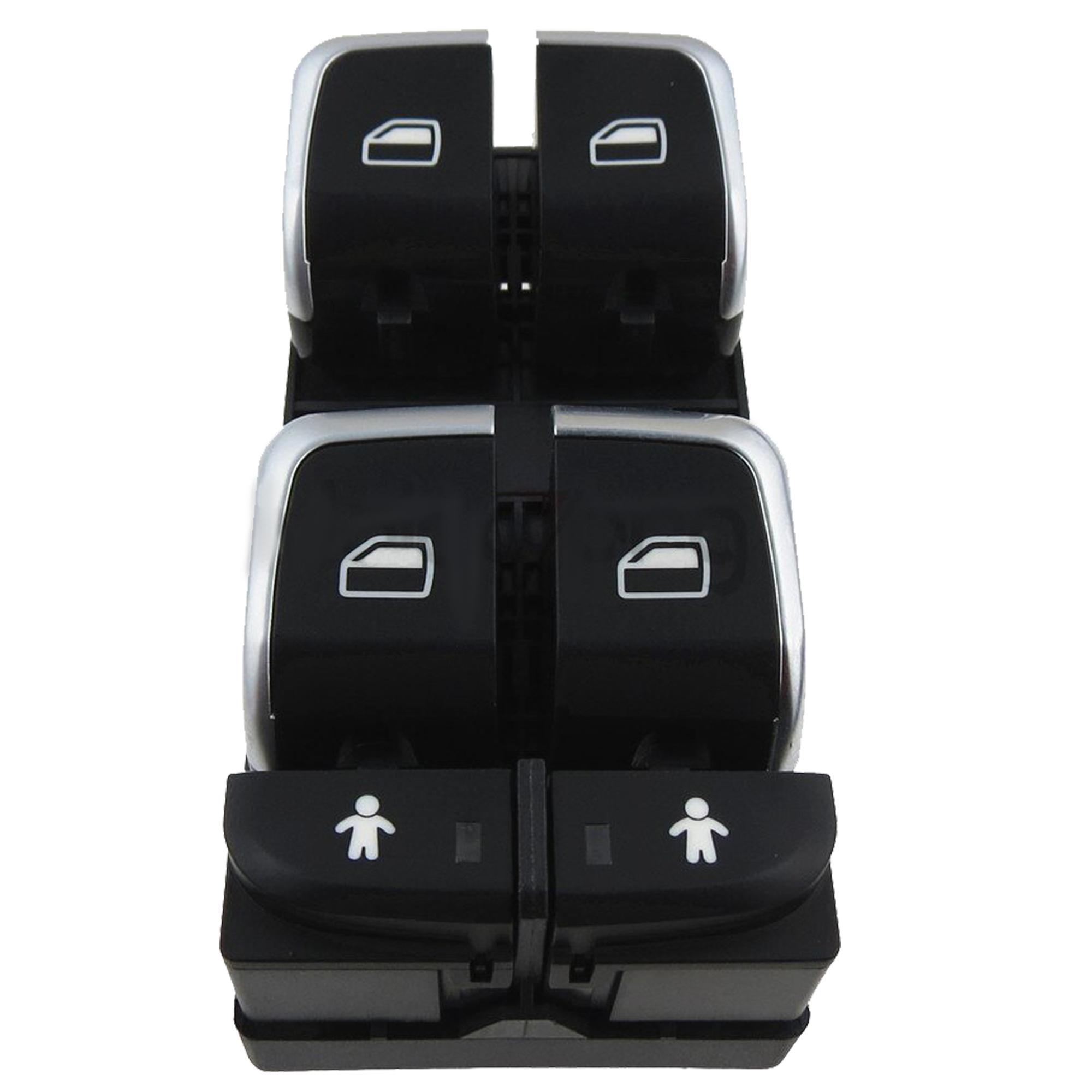Lot complet de bouton de lève-vitre électrique pour Audi A6 A7 Q3 (2010-2018) PARTSLINE KC01246