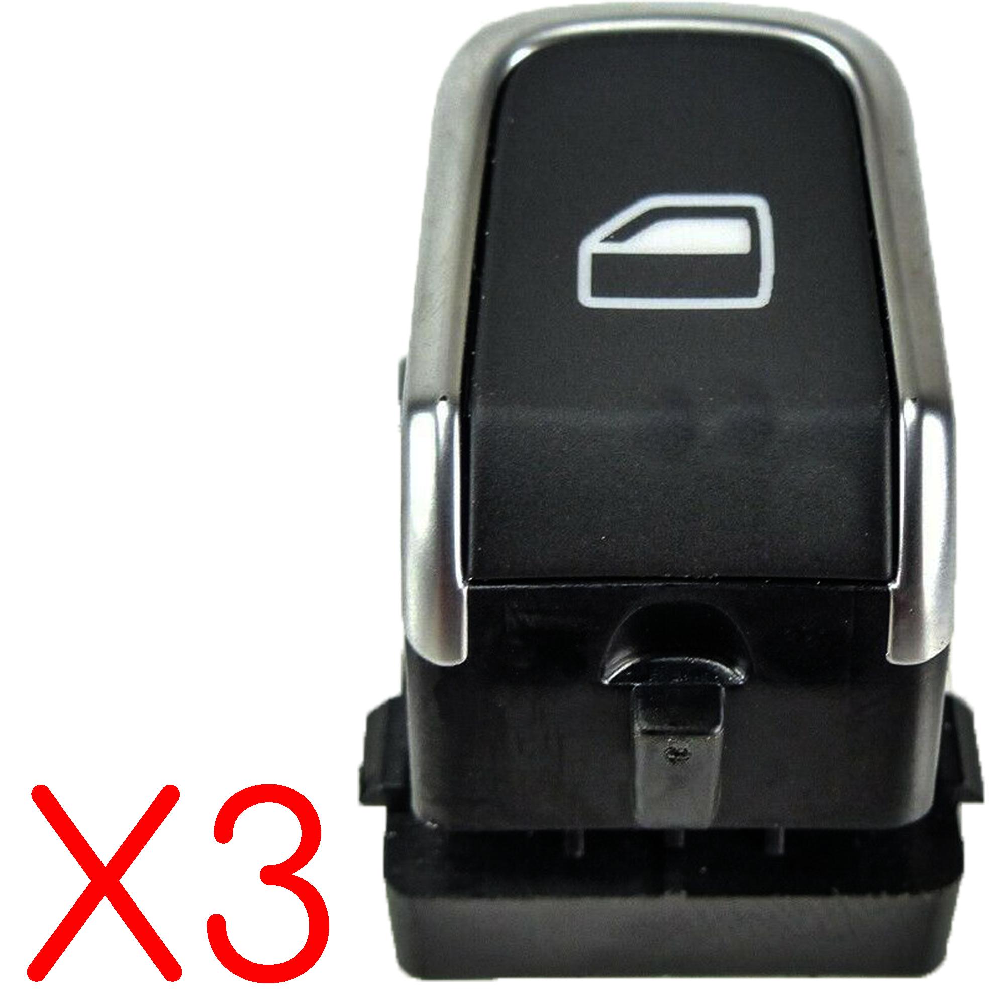 Lot complet de bouton de lève-vitre électrique pour Audi A6 A7 Q3 (2010-2018) PARTSLINE KC01246