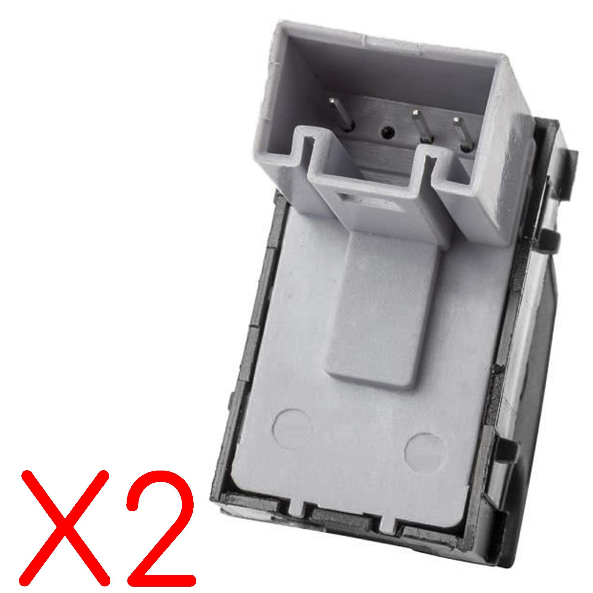 Lot de 2 Bouton lève-vitre avant ou arrière pour Golf 5 6 Leon Passat Caddy PARTSLINE KC01262