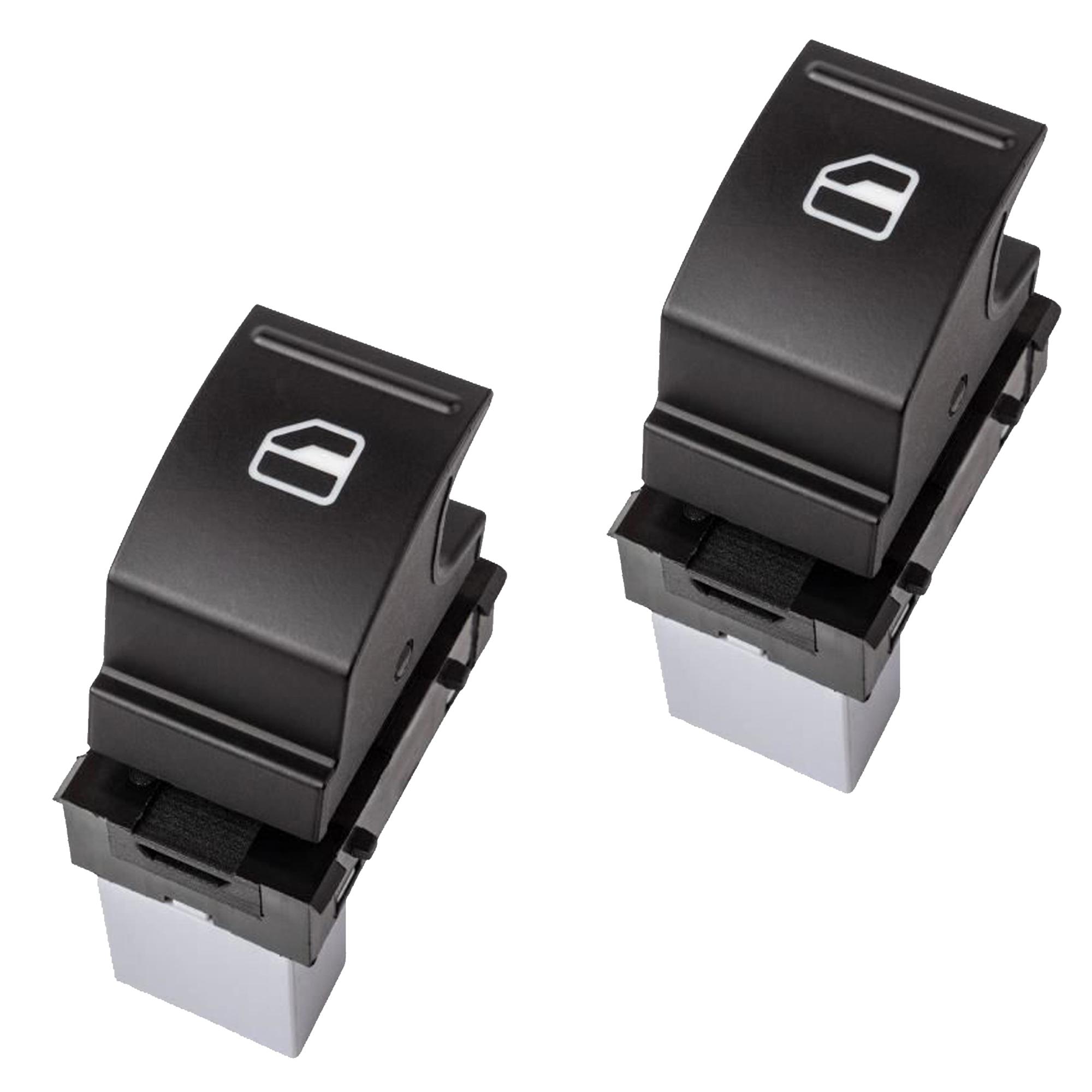 Lot de 2 Bouton lève-vitre avant ou arrière pour Golf 5 6 Leon Passat Caddy PARTSLINE KC01262