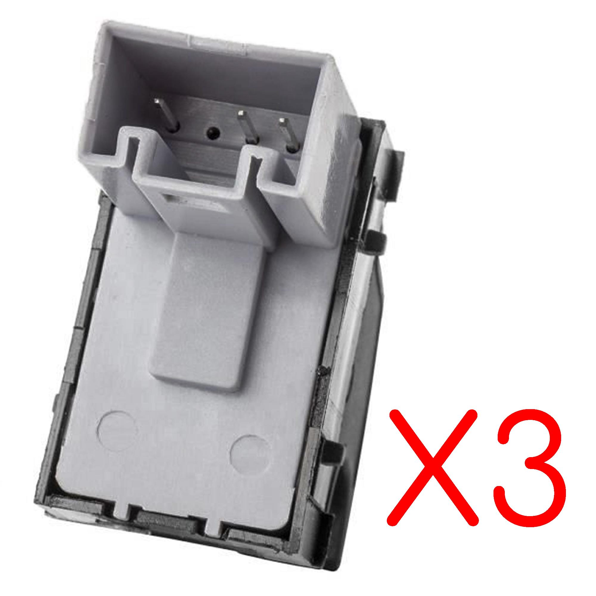 Kit 3 boutons lève vitre avant droit et arrière pour Golf 5 6 Passat Leon Tiguan PARTSLINE KC01263