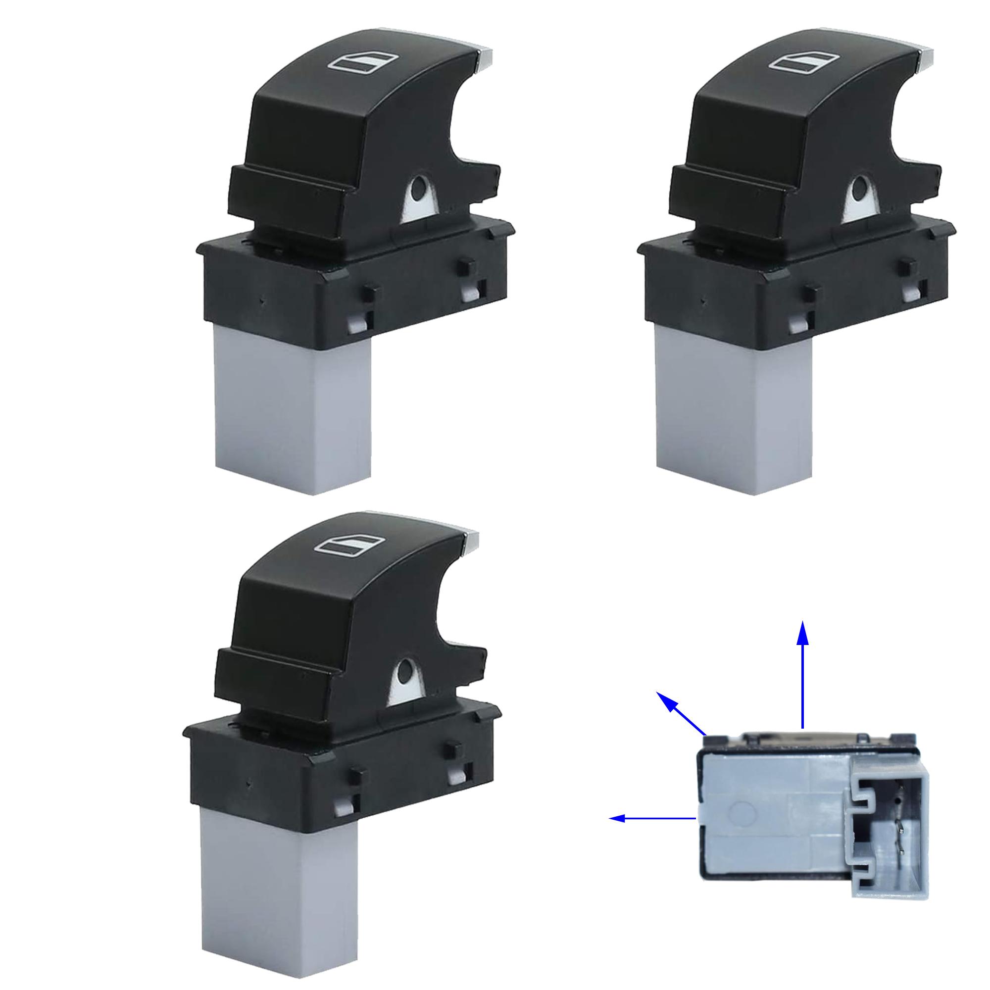 Bouton leve vitre pour Golf VI Passat B7 Tiguan Caddy Transporter T6 PARTSLINE KC01267