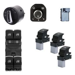 Lot complet de bouton de lève-vitre électrique pour Seat et VW PARTSLINE KC01277