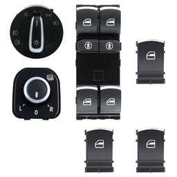 Kit boutons leve vitre retroviseur et commodo phare pour Sharan Alhambra PARTSLINE KC01278