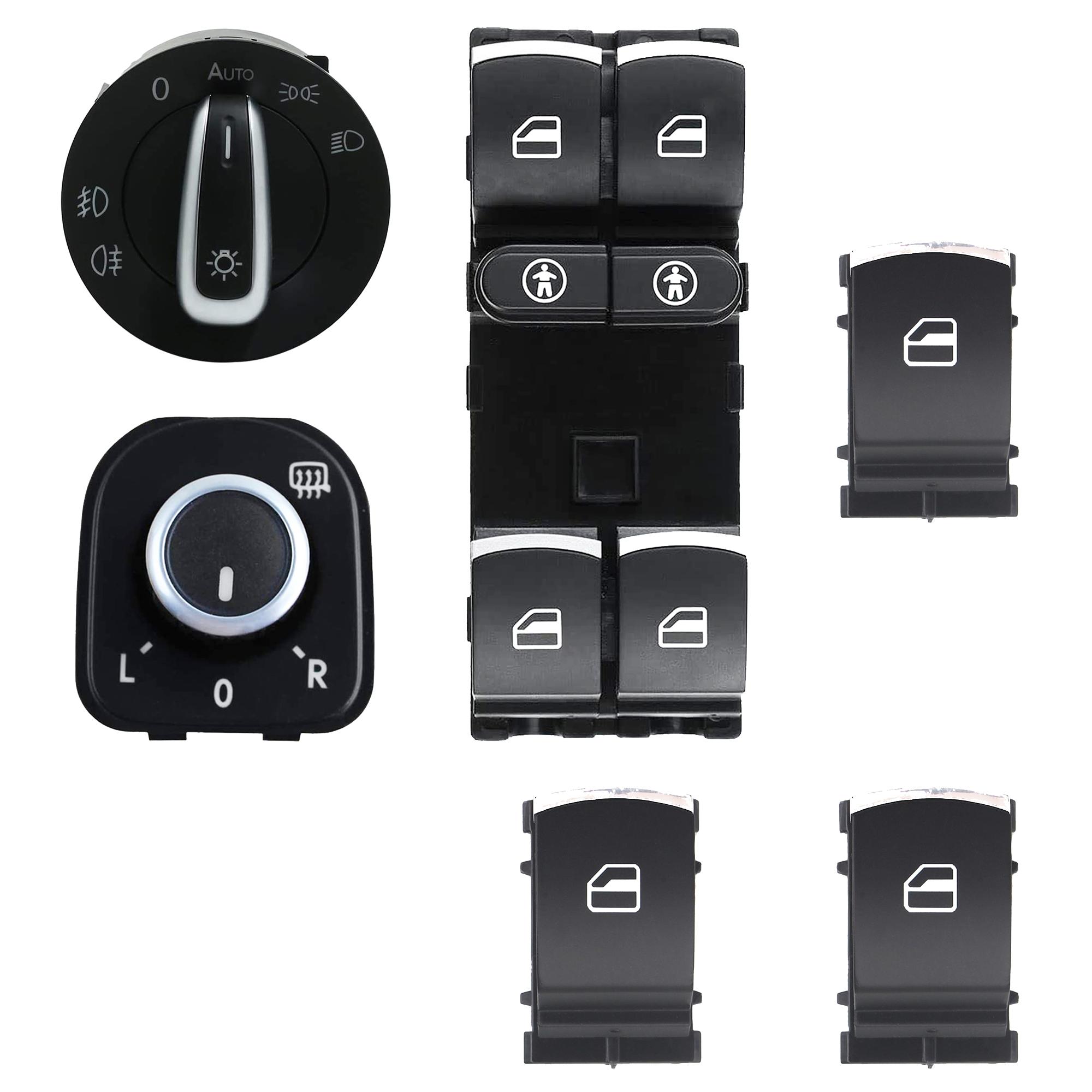 Kit boutons leve vitre retroviseur et commodo phare pour Sharan Alhambra PARTSLINE KC01278