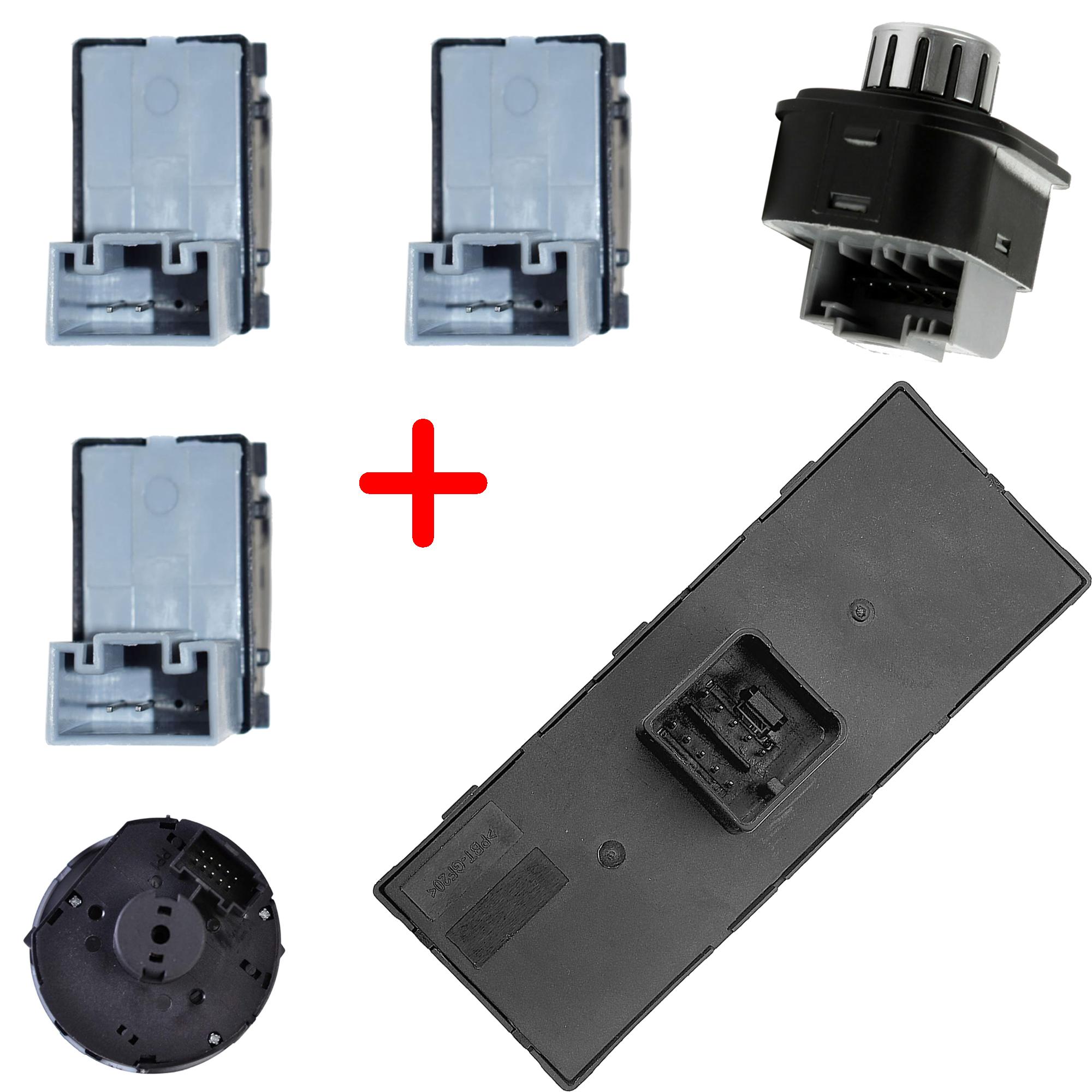 Lot complet de bouton de lève-vitre électrique pour Seat et VW PARTSLINE KC01279