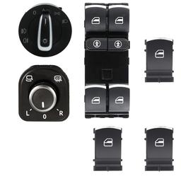 Lot complet de bouton de lève-vitre électrique pour Seat et VW PARTSLINE KC01279
