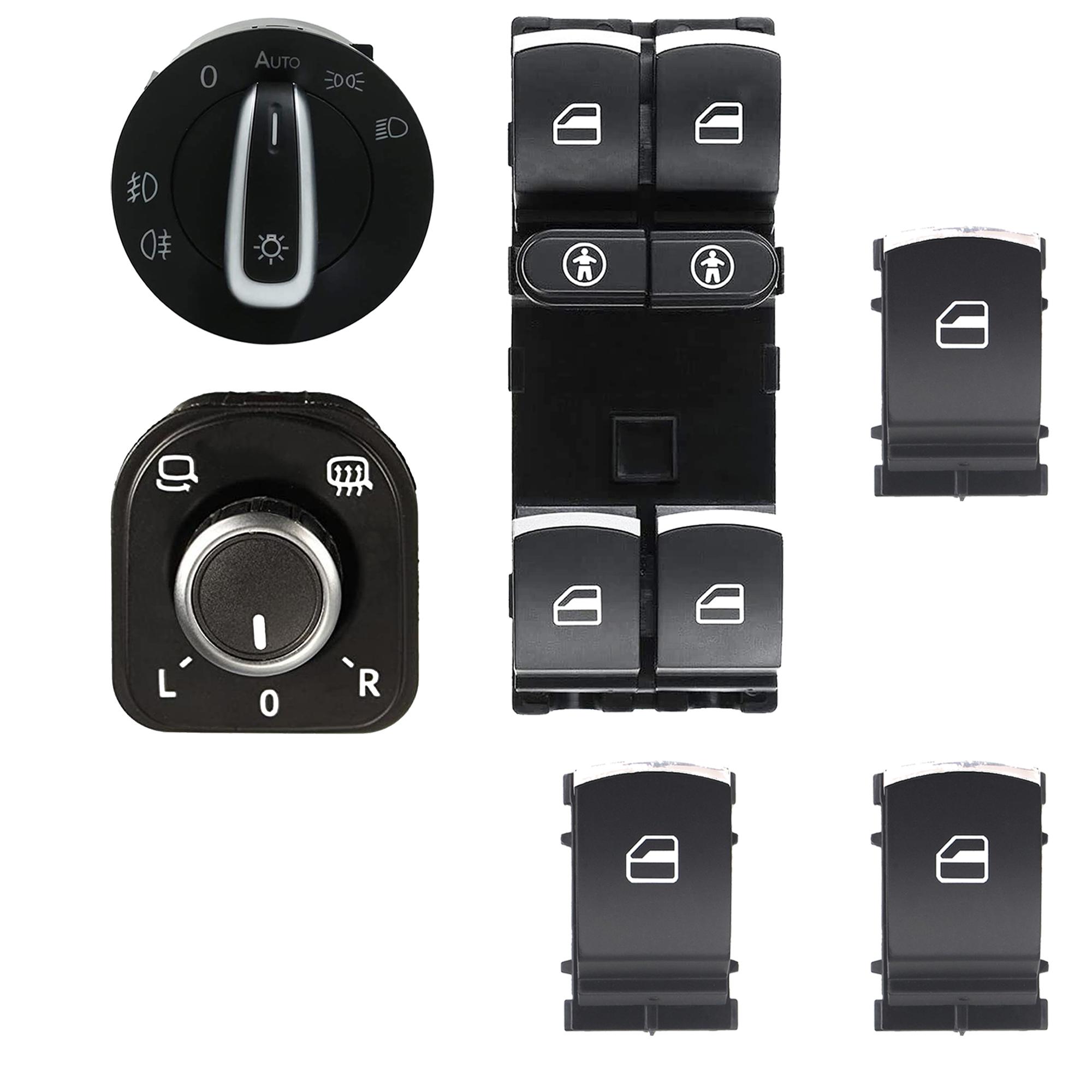 Lot complet de bouton de lève-vitre électrique pour Seat et VW PARTSLINE KC01279