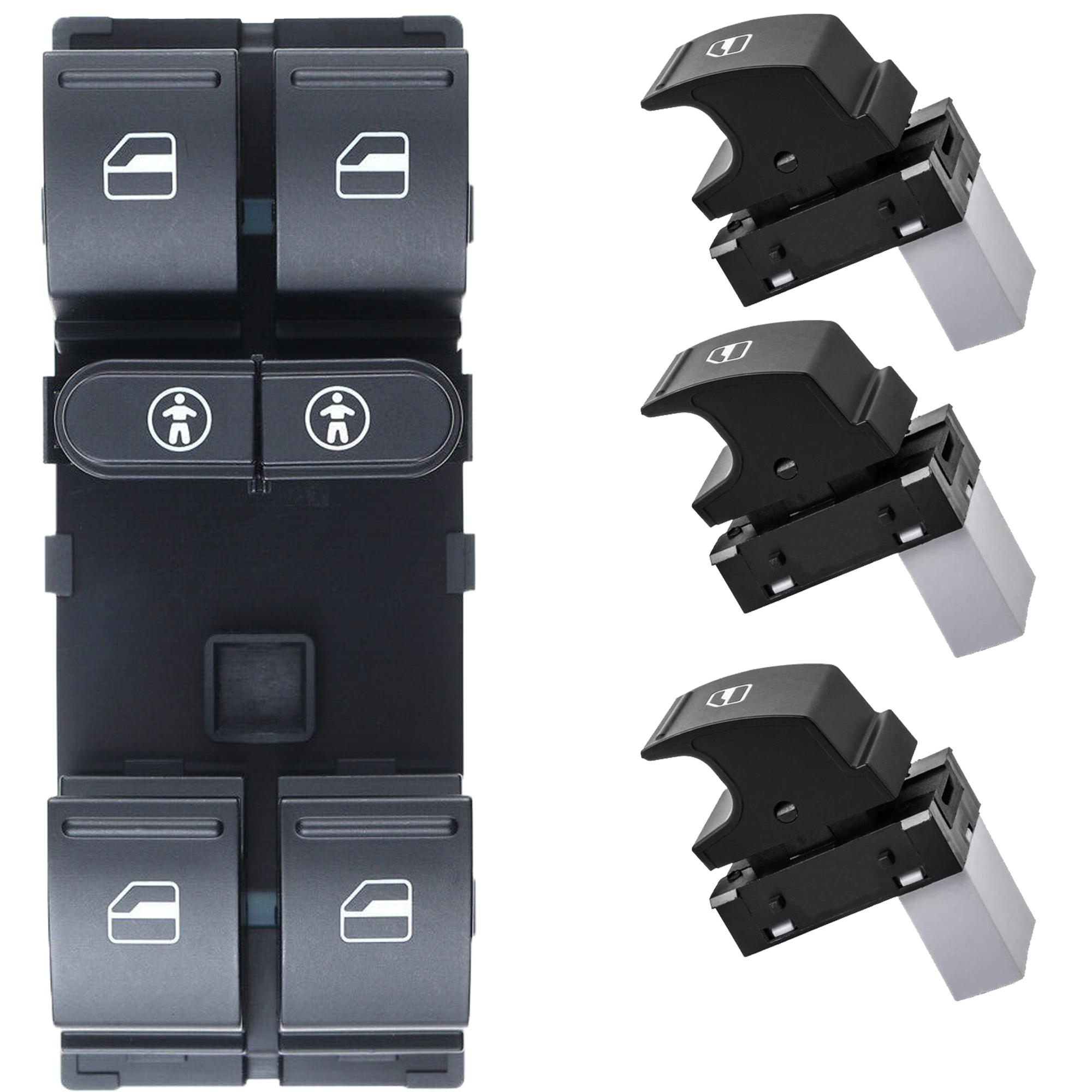 Lot complet de bouton de lève-vitre électrique pour Seat et VW PARTSLINE KC01281