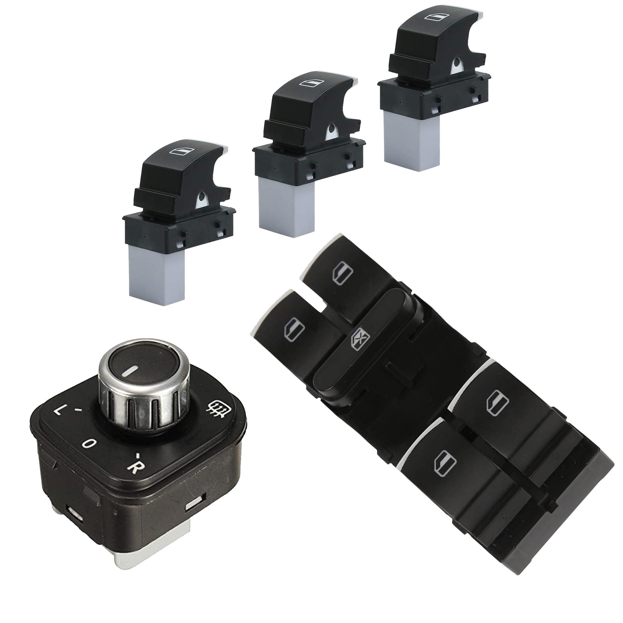 Bouton leve vitre et retroviseur pour Golf VI Passat B7 Tiguan CC PARTSLINE KC01293