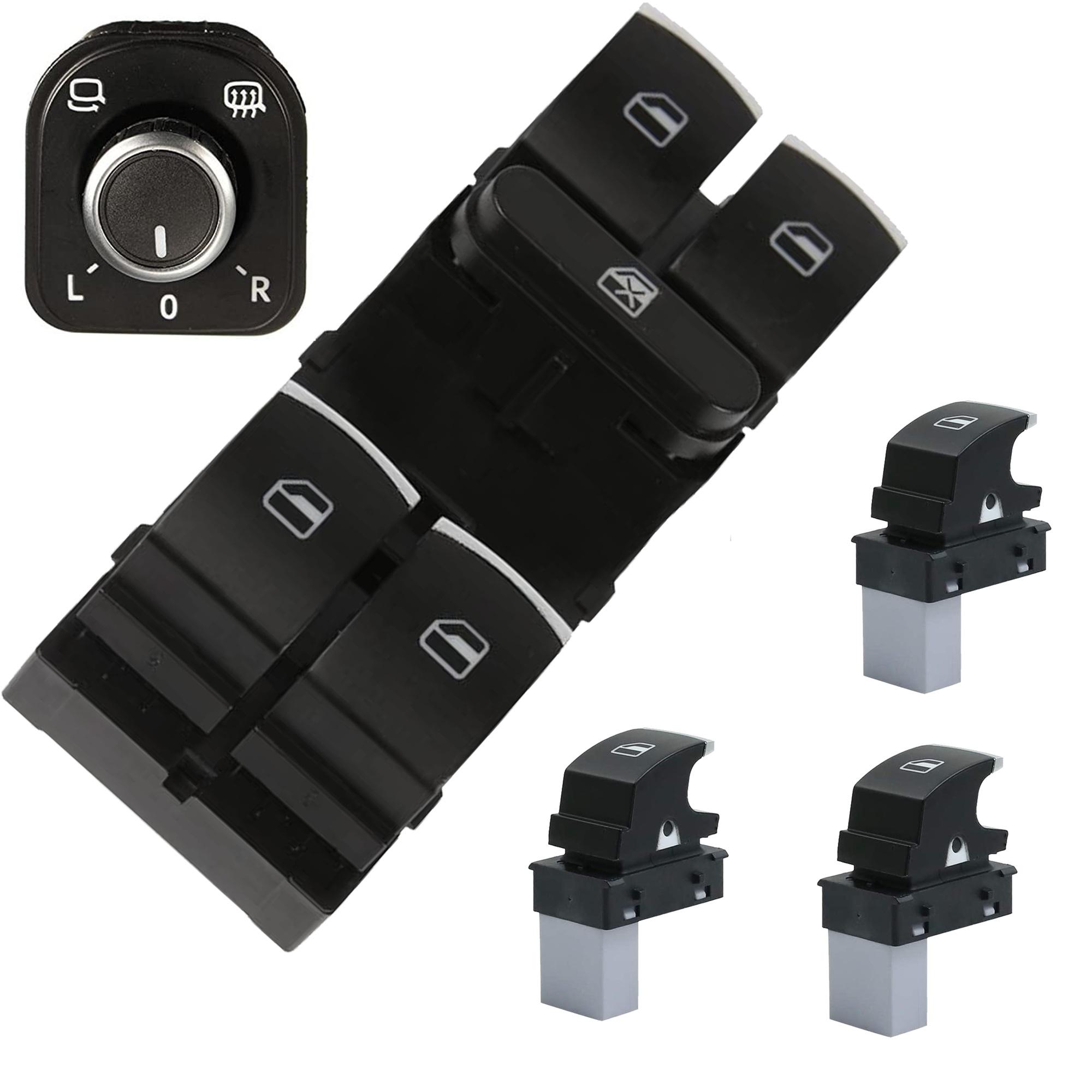 Bouton leve vitre et retroviseur pour Golf VI Passat B7 Tiguan CC PARTSLINE KC01293