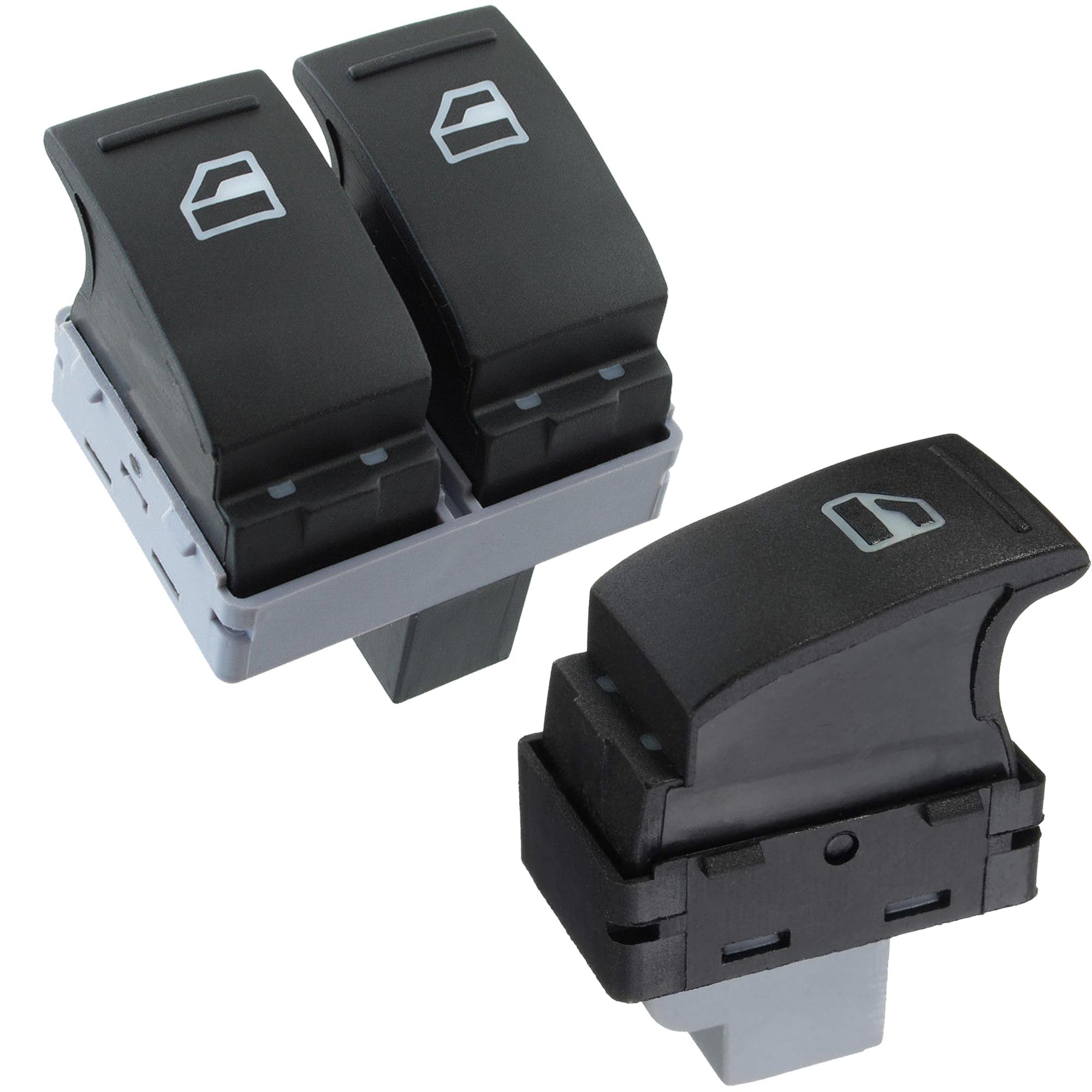 Bouton de lève-vitre avant gauche et droit pour VW Multivan et Transporter T5 PARTSLINE KC01296