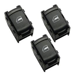 (Lot de 3) Bouton de lève-vitre pour Seat Skoda VW PARTSLINE KC01308