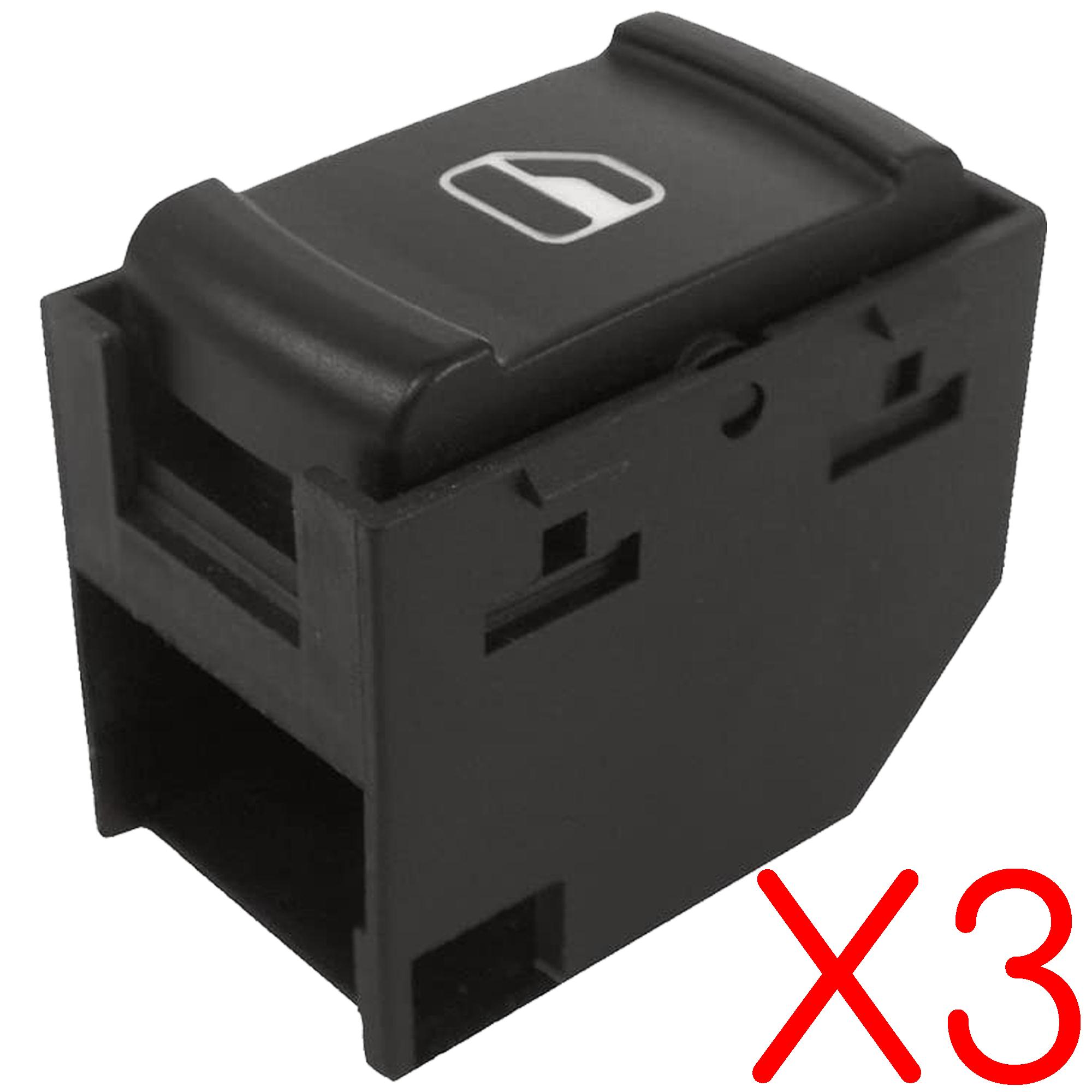 Boutons de leve vitre avant ET arriere pour Golf IV Passat B5 Bora Leon Toledo PARTSLINE KC01317