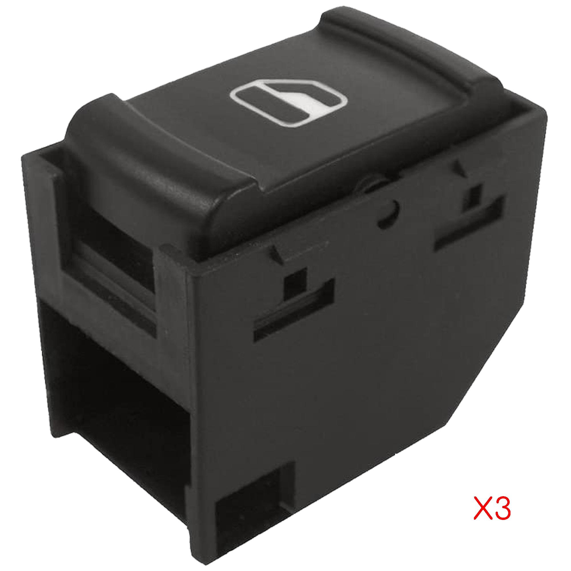 Kit complet bouton lève-vitre commodo phare pour Golf 4 Bora Passat B5 PARTSLINE KC01318