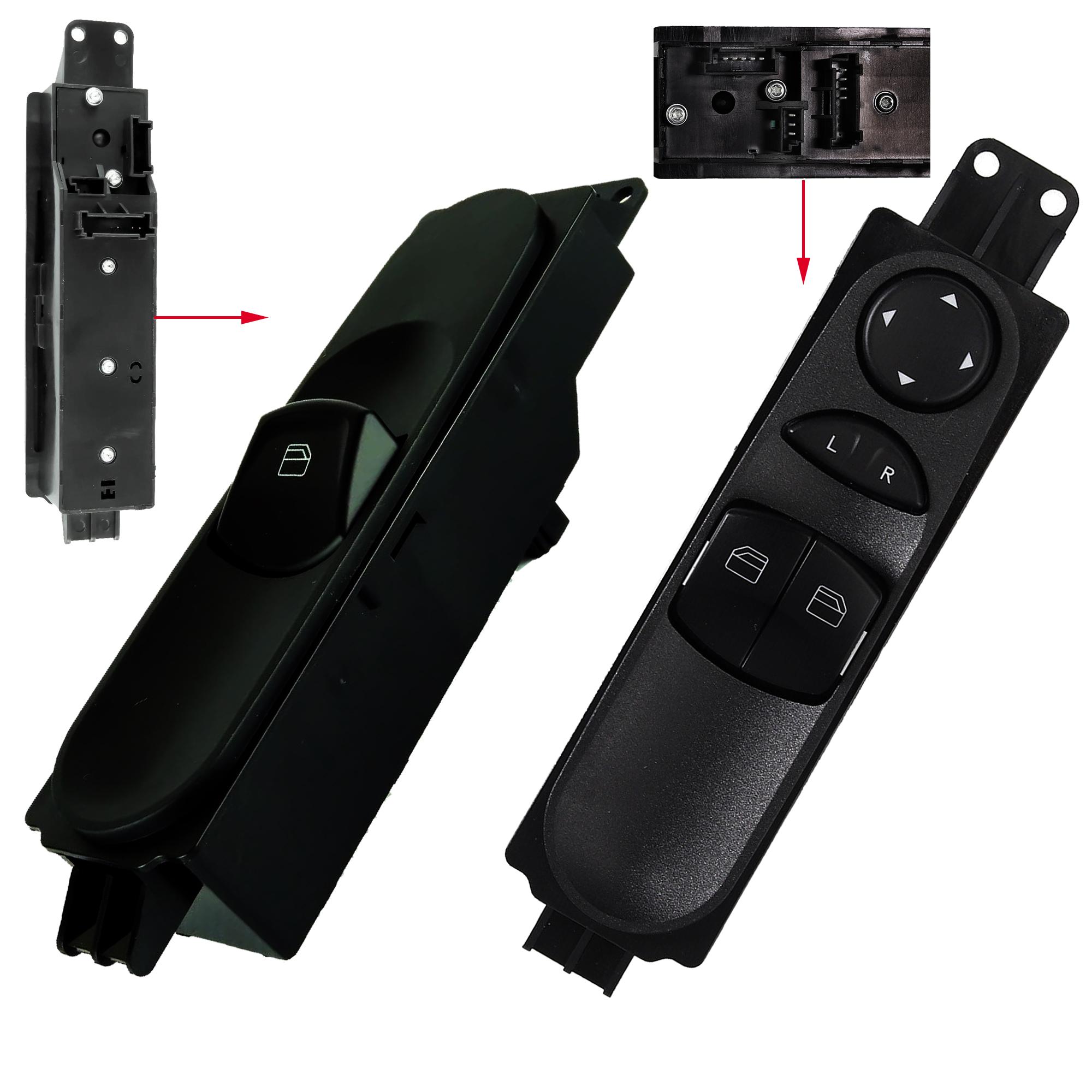Bouton leve vitre avant gauche droit pour Sprinter ou Crafter (2006-2018) PARTSLINE KC01331