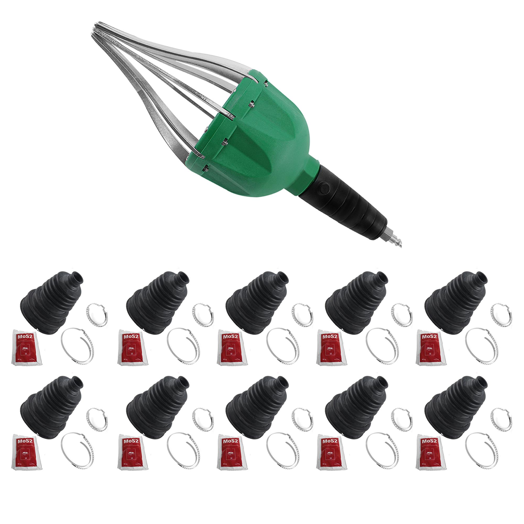 Pince pneumatique, expandeur, outil écarteur + 10 soufflets de cardan utilitaires PARTSLINE KC01357
