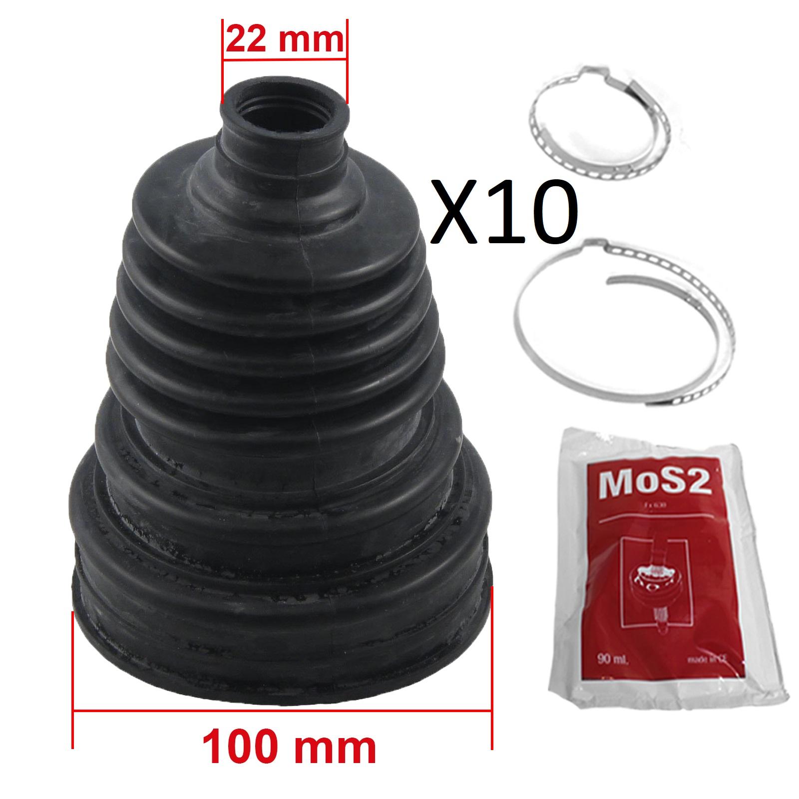 Pince pneumatique, expandeur, outil écarteur + 10 soufflets de cardan utilitaires PARTSLINE KC01357