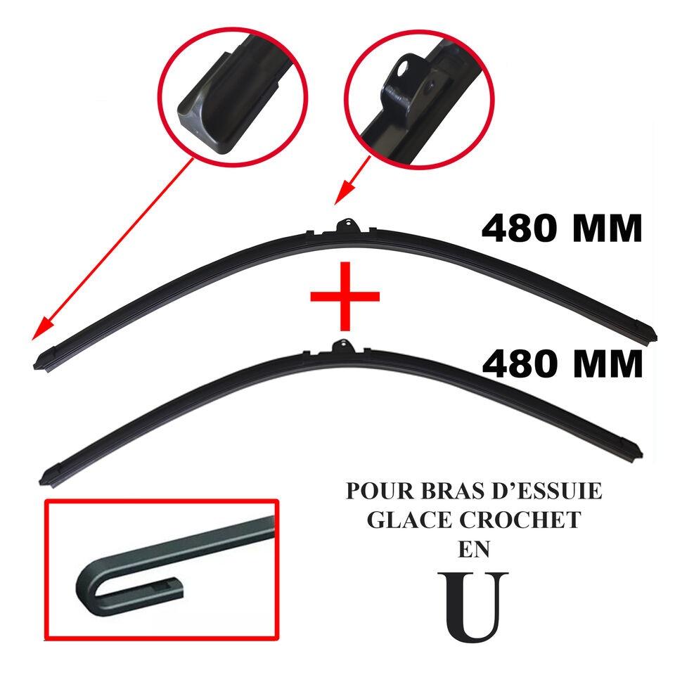 Balai d'essuie-glace longueur 500MM + 500MM PARTSLINE KC01363
