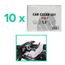 (Pack de 10) Kit de protection 5-en-1, housse jetable pour intérieur habitacle PARTSLINE KC01425