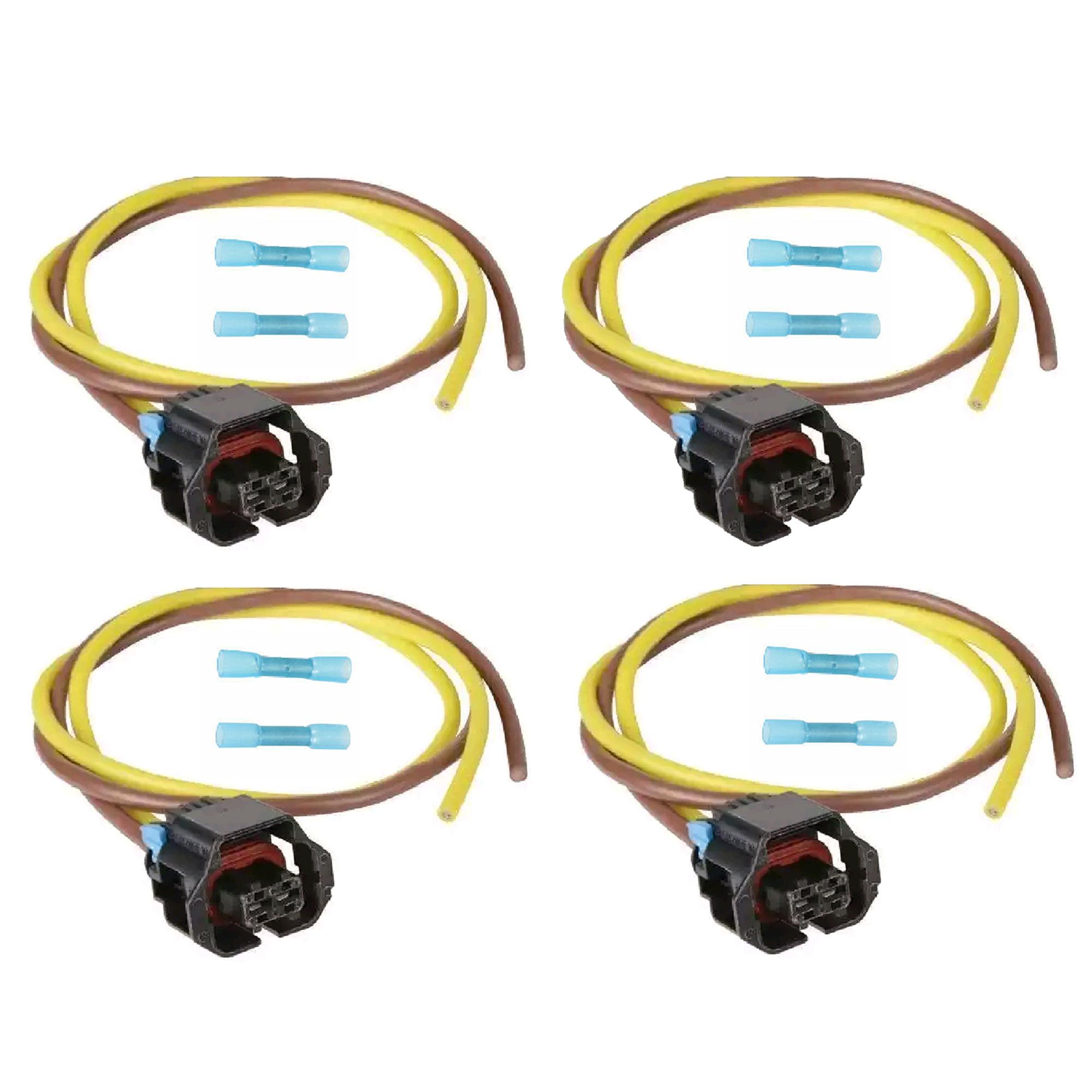 (Lot de 4) Faisceau d'alimentation, réparation connecteur pour injecteur PARTSLINE KC01444