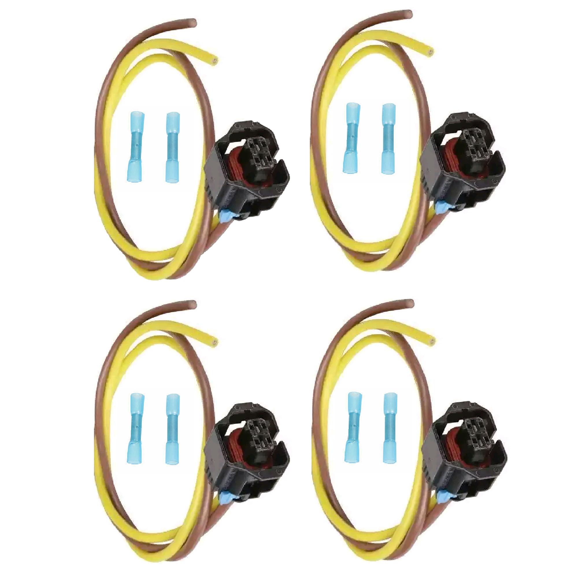 (Lot de 4) Faisceau d'alimentation, réparation connecteur pour injecteur PARTSLINE KC01444