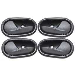 Kit 4 poignees portiere interieure pour Logan Sandero PARTSLINE KC01457